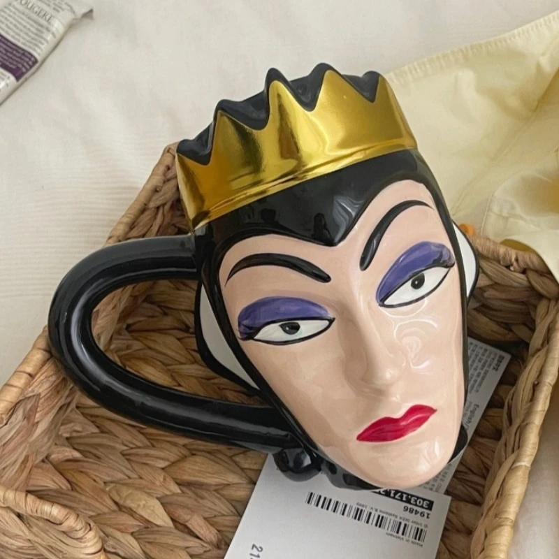 

Cartoon Classic Characters Evil Queen Ceramic Mug Stepmother Cup Snow White Grimhilde Fun Large Capacity Creative Coffee Mugs