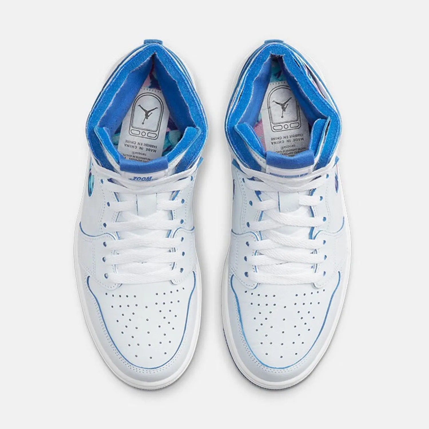 Nike genuine Women's Air Jordan 1 Zoom High-top Sneakers DV5575-140 - Image 4