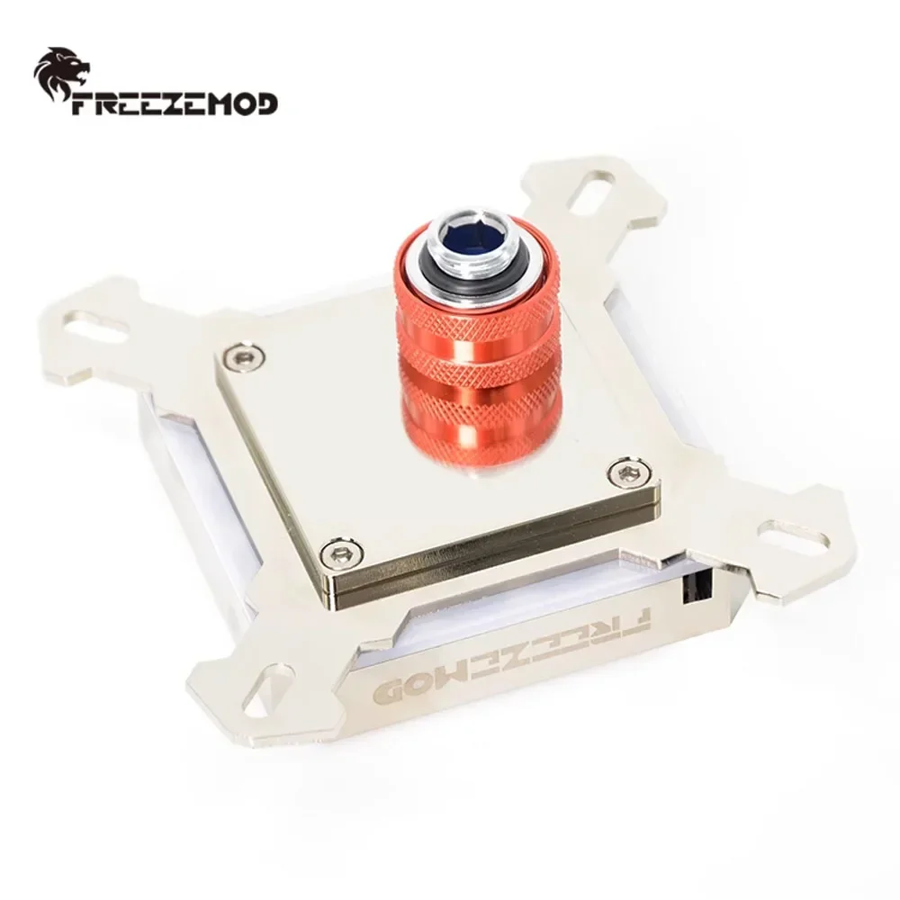 FREEZEMOD ทองแดง CPU Water Block สําหรับ Intel LGA 1700/1200/1156/1155/1151/1150 คอมพิวเตอร์โปรเซสเซอร์ Cooler 5V Aura SYNC