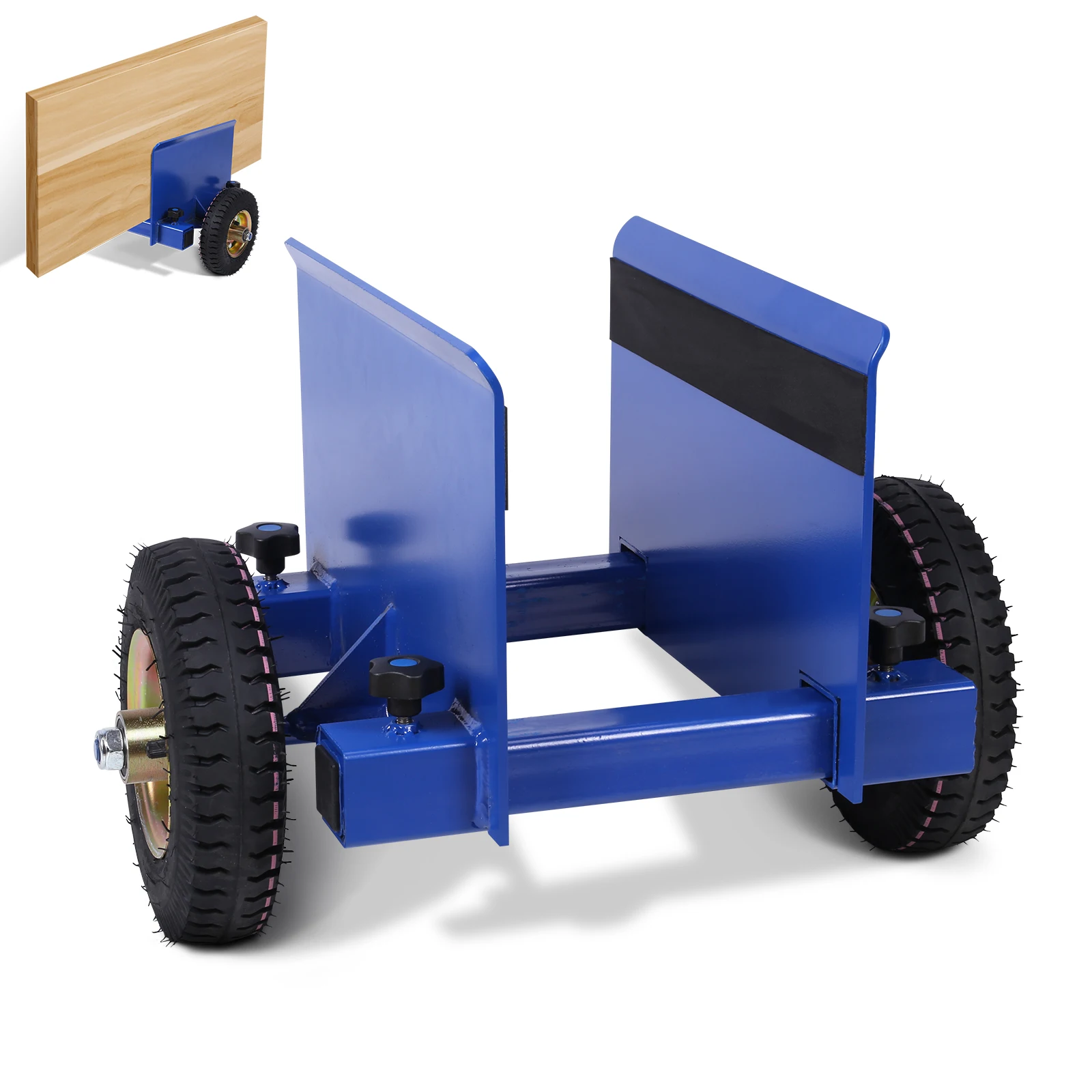 Movedor de drywall com capacidade de 550 lbs, laje todo terreno, dolly, braçadeira ajustável para portas de painéis de madeira