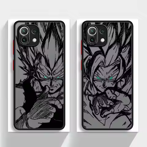Dragon Ball Goku Vegeta Soft shell Phone Case for Poco X3 Pro C40 X5 Pro F3 X3 NFC X4 Pro 5G C51 C50 M5s