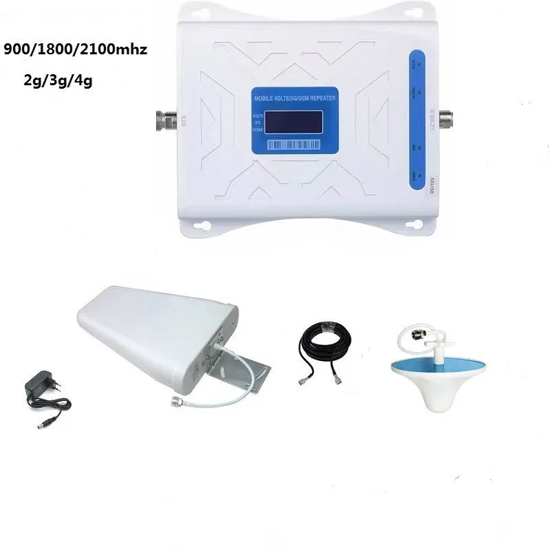 

2G3G4G mobile phone signal amplifier 900/1800/2100 signal receiver long distance
