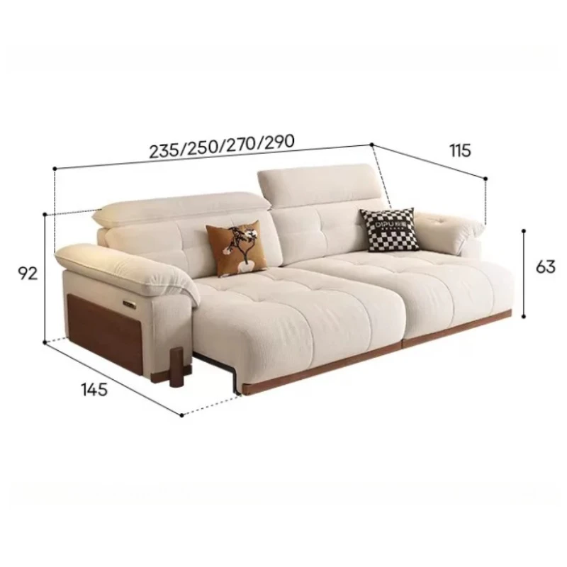 Oversize Nordic Electric Sofa Beds Lazy Recliner Friends Sleeping Couch Chaise Lounge Sillones De Sala Living Room Furniture