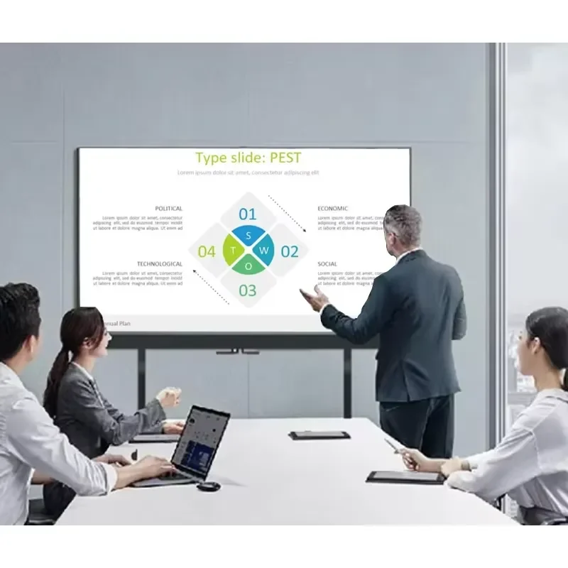 Electronic Smart Board 4k Lcd Touch Screen Smart Board Interactive Whiteboard