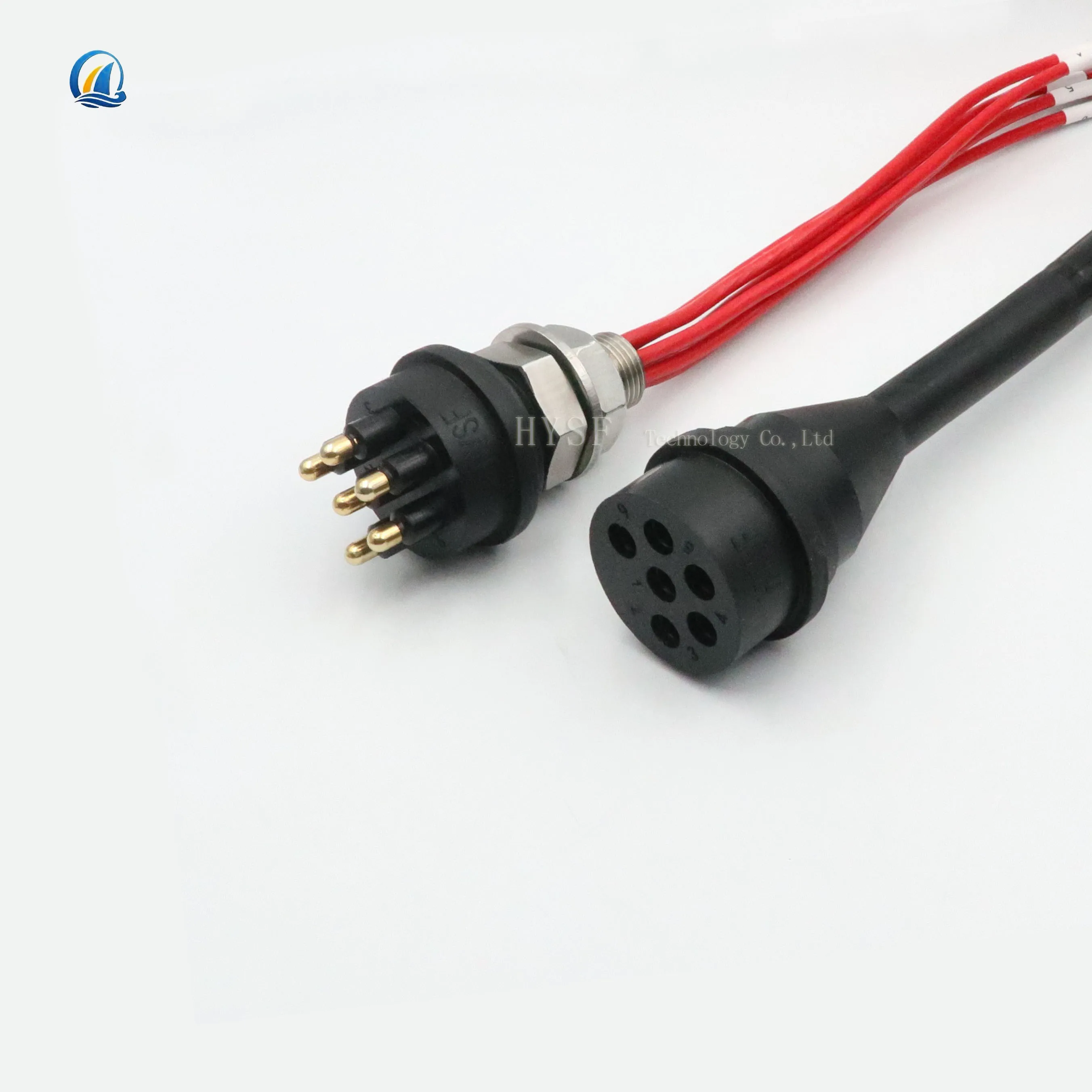 High current 6-core 40A wet pluggable high current cable waterproof cable for deep water connector