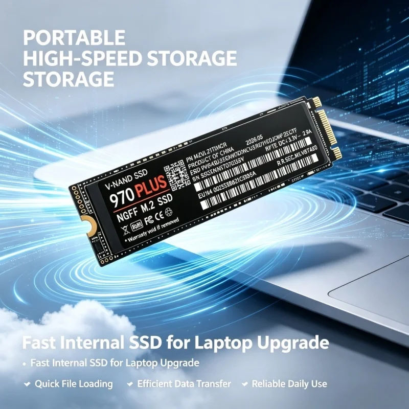 2026 New M2 NGFF Solid State Drive SSD 970 PLUS 1TB 2TB 4TB SSD M2 2280 Hard Drive Internal Solid State Disk for Desktop Laptop