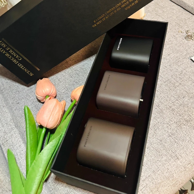 3 pçs planta fragrância vela c - Home Fragrance Set Gift avaliação e preço