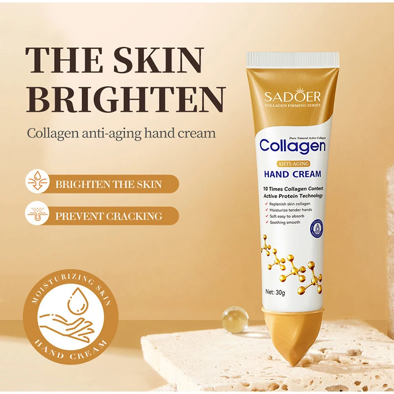 Lasting Moisturizing Bone Collagen Hand Cream Long Term Nourishing Pomegranate Hand Cream Korean Skin Care Handcare Products