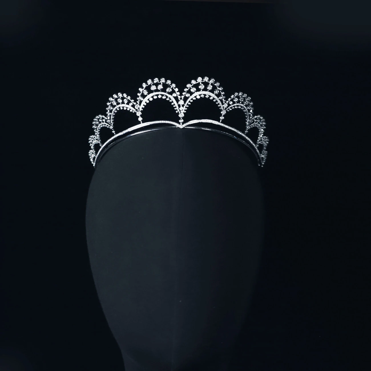 Angelbaby Yang Yingn Cubic Zircon European Royal Crown Wedding Dress Accessory Grand Makeup Artist Photo Shoot Stylish Headwear