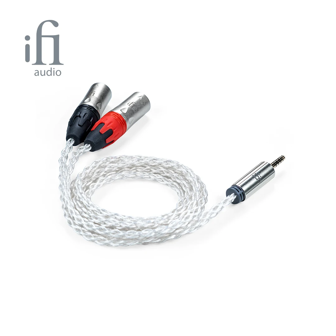 iFi 4.4mm to XLR Balanced Adapter Cable Balanced Signal Transmission 16American Wire Gauge Total Diameter OFHC Conductors