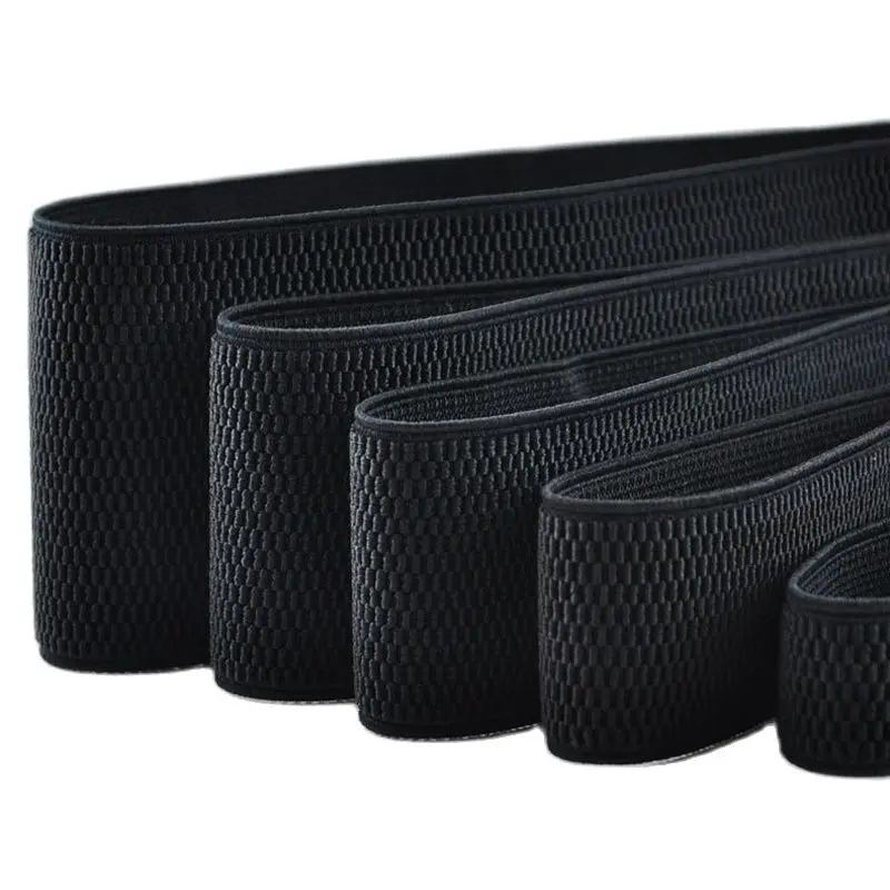 High quality black waist elastic band / elastic belt 2-10cm / sewing clothing accessories / elastic band / rubber band