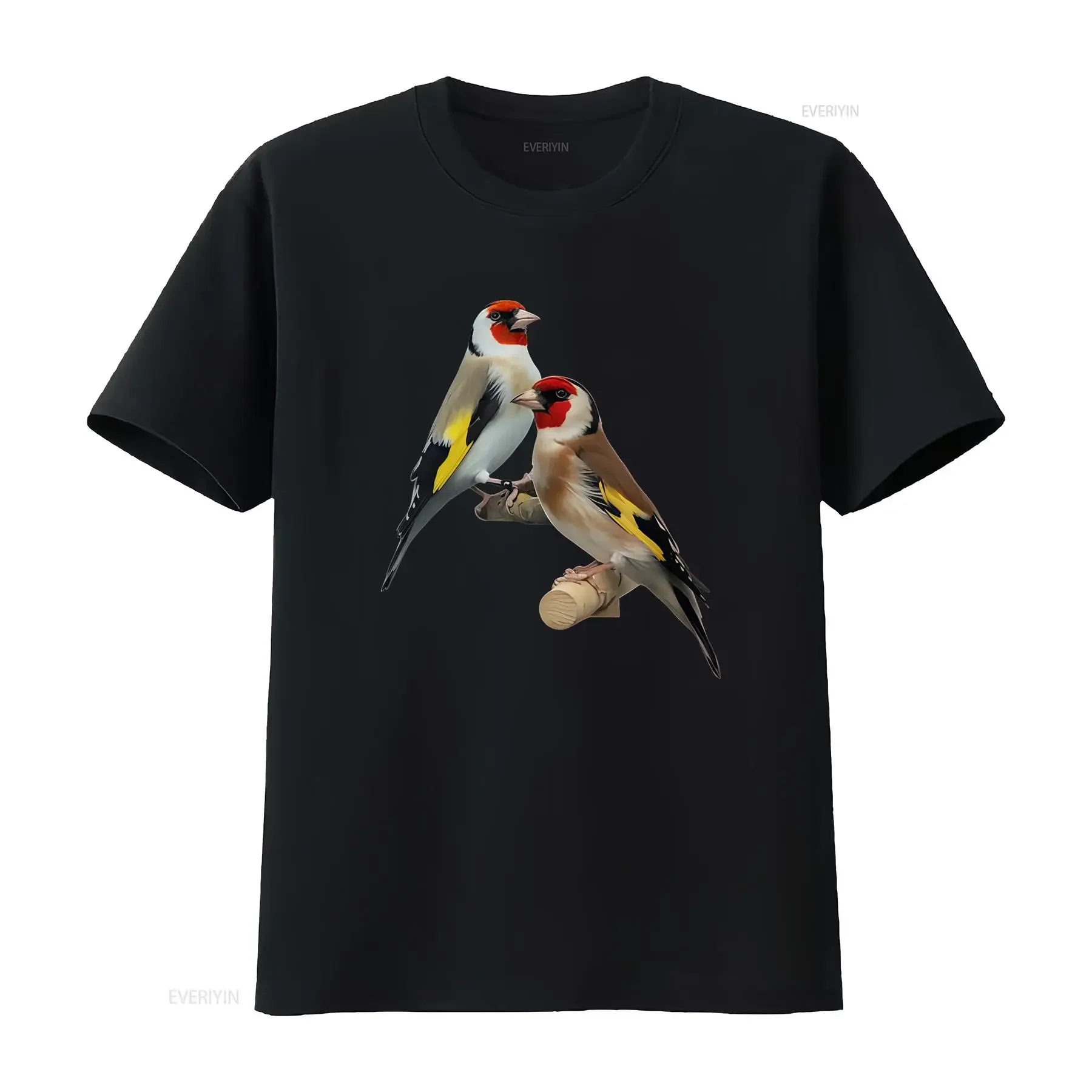 T-shirt da uomo alla moda casual con design di aquiloni posati, girocollo, tessuto confortevole e traspirante, vestibilità vintage