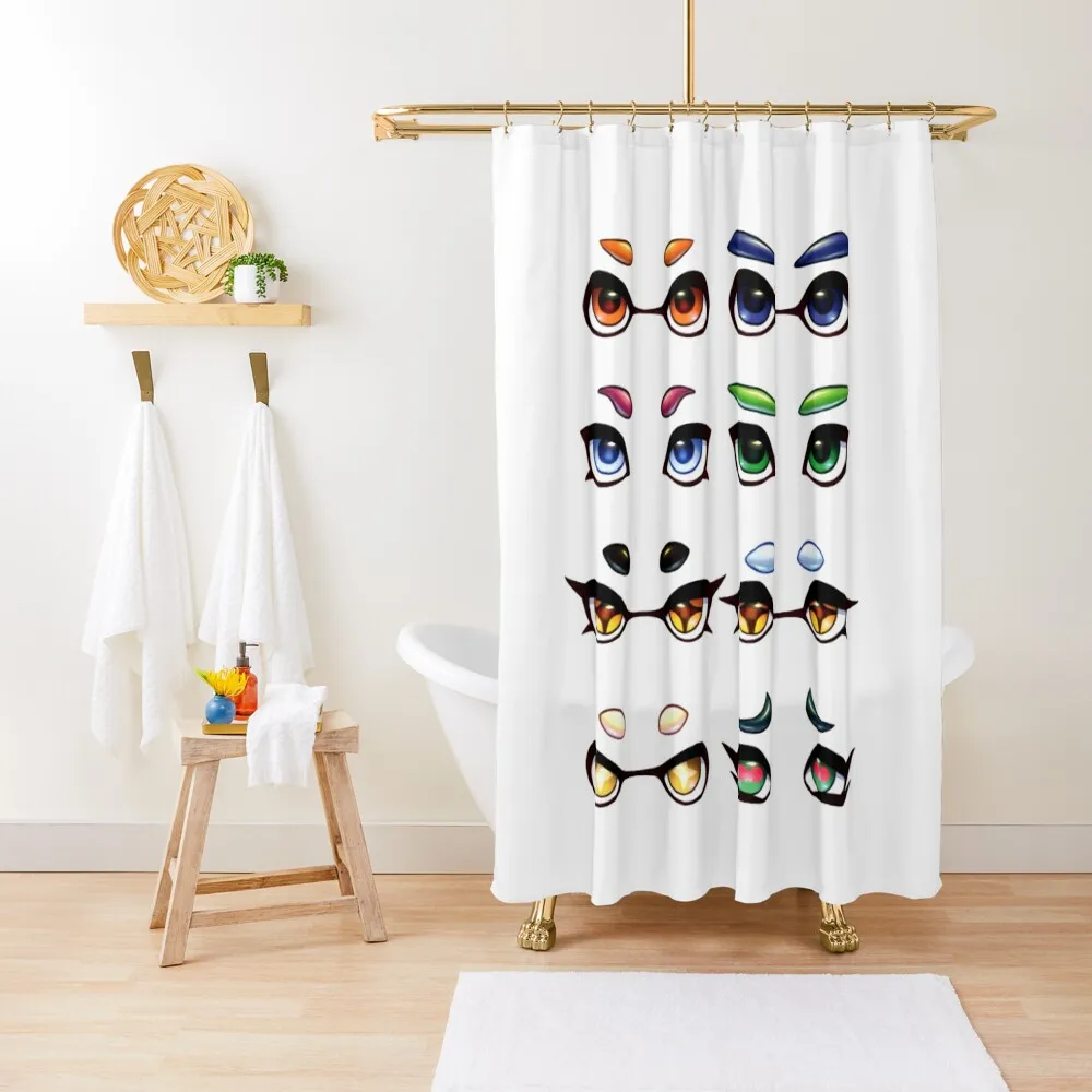 

Splat eyes Shower Curtain Modern Bathroom Accessories For The Bathroom Bathroom Accessories Luxury Shower Curtain