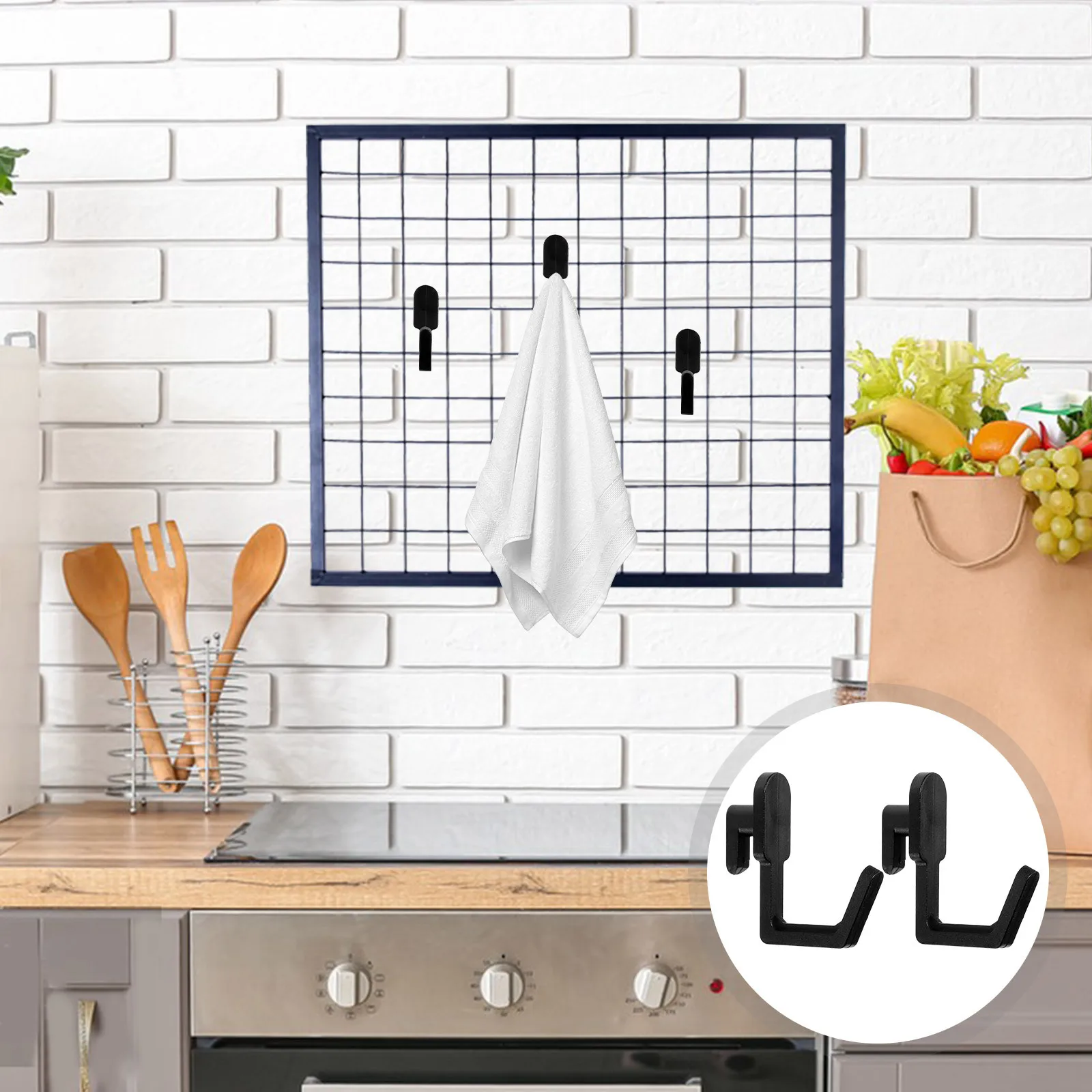 

30Pcs Pegboard Hook Easy Install Long Lasting Texture Tool Holder Garage Shelving Pegboard Hook Peg Board Hooks for Hanging