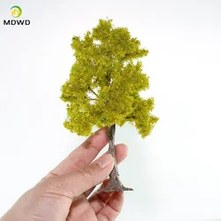 model material wire tree model mountain sand table decoration diy model green tree train railway railroad layout