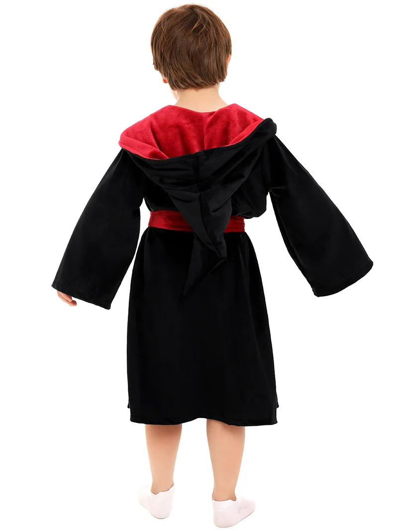 Halloween Magic College Cosplay Harry Magic Black Robe Kostüm Hogwarts Kinderjungenpyjama