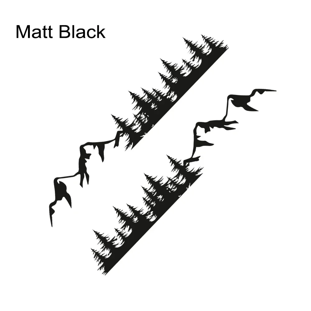 Naklejki samochodowe 2-pakowe naklejki boczne drzwi górskie las do wodoodporny PVC terenowych RV do ochrony przeciwsłonecznej 30cm