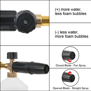 Hochdruck Schneeschaum Generator Autowaschwaffendüse, Bid Foam, Spray Shampoo, einstellbar für Karcher K, Luft, Makita, Daewoo, 1 L 10 Hauptverkaufshampoozeira für Auto - №6