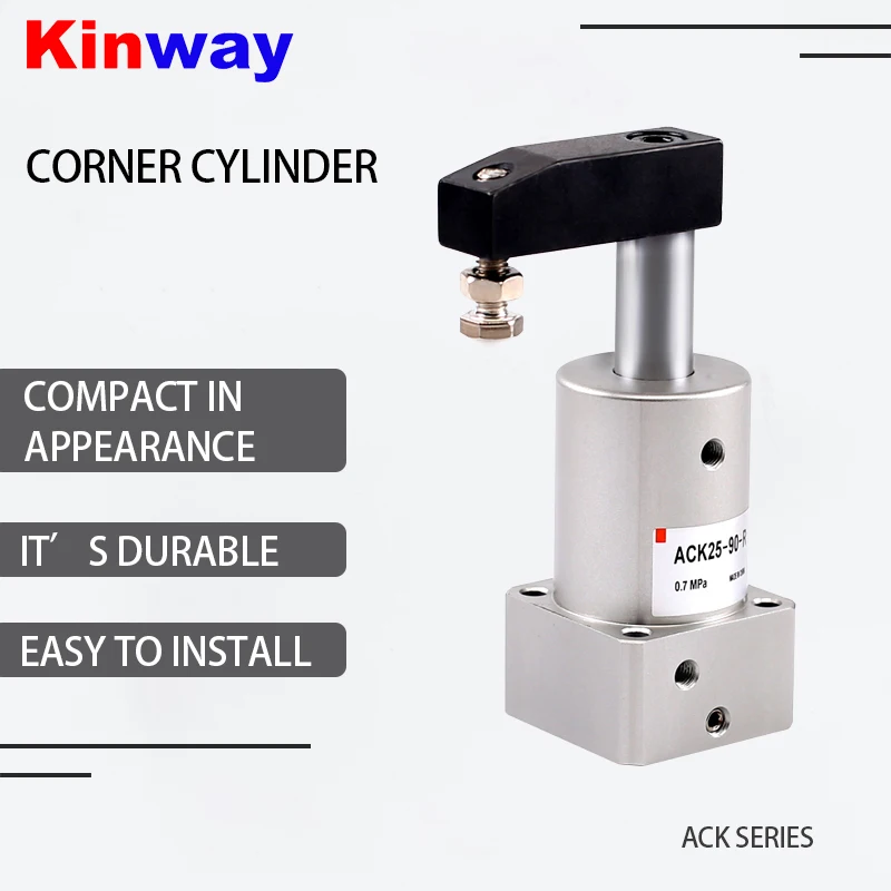 Pneumatic small 90-degree ACK rotation angle press down clamping cylinder SRC25/32/40/50/63X90-R/L