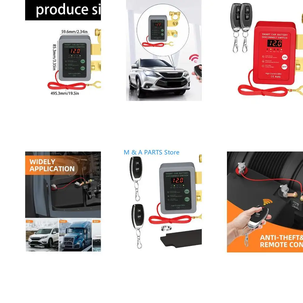 U1JF High Current 240A Battery Disconnect For Automotive Systems Featuring Alert
