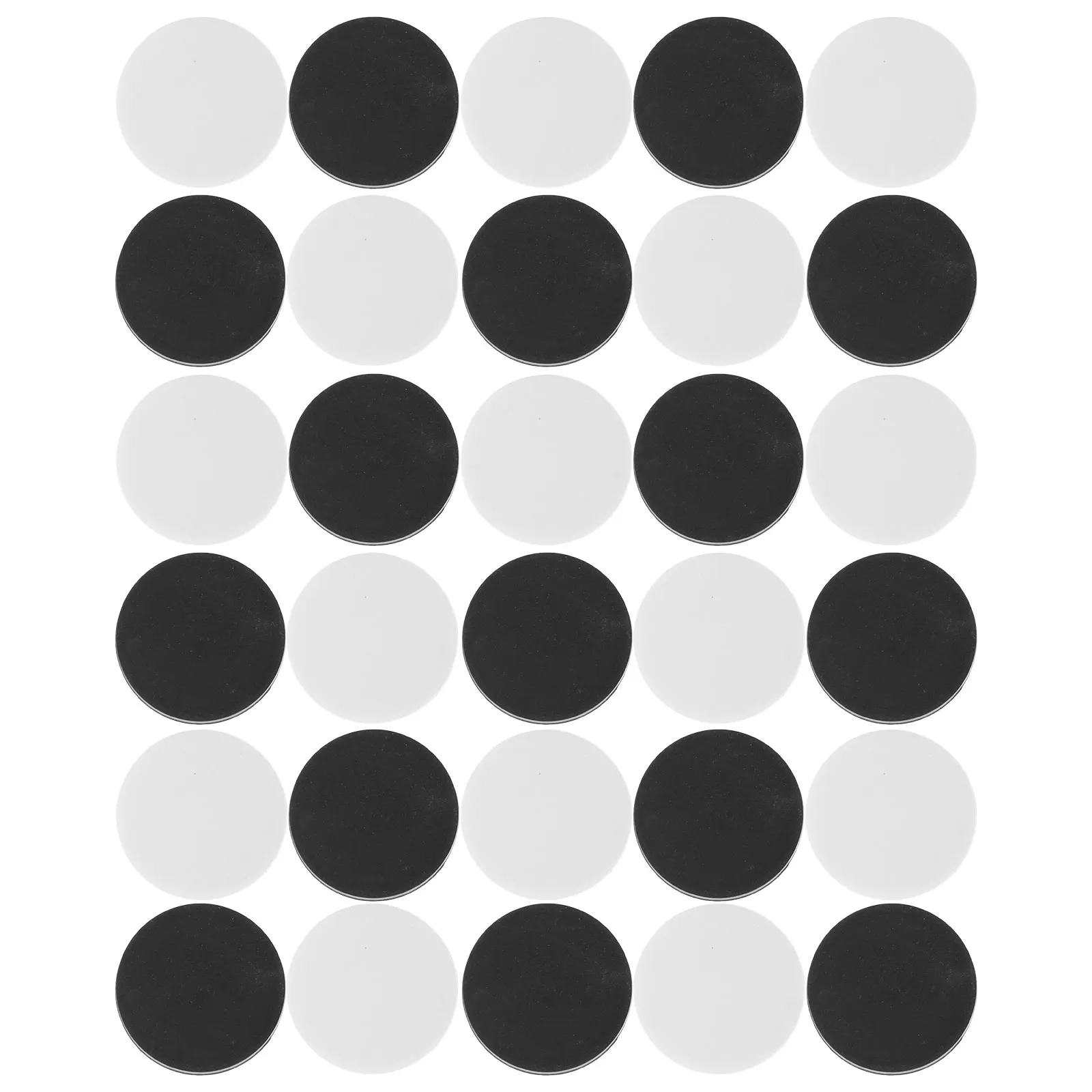 

30pcs Plastic Checkers Pieces Pieces Board Game Pieces Round Pieces Game Accessory A