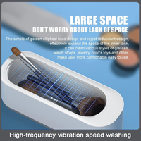 Portable Eyeglass Cleaner Jewelry Watch Makeup Brush Necklace Mini Washing Machine Vibration Cleaning Cleaning Machine