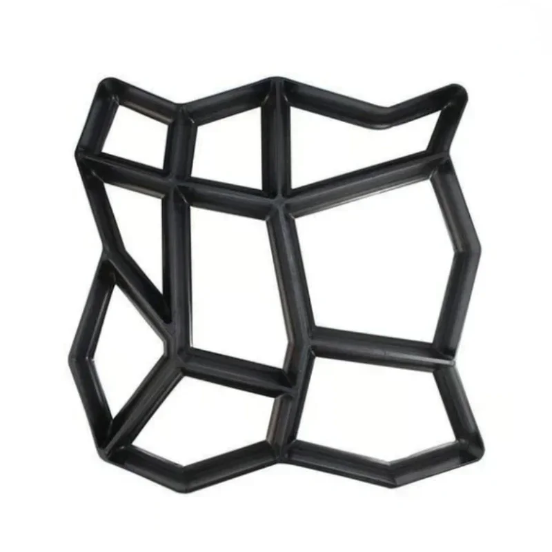 New Garden Floor Walk Pavement Mold DIY Manually Paving Cement Stone Road Path Maker For Patio Walkway Yard Tool
