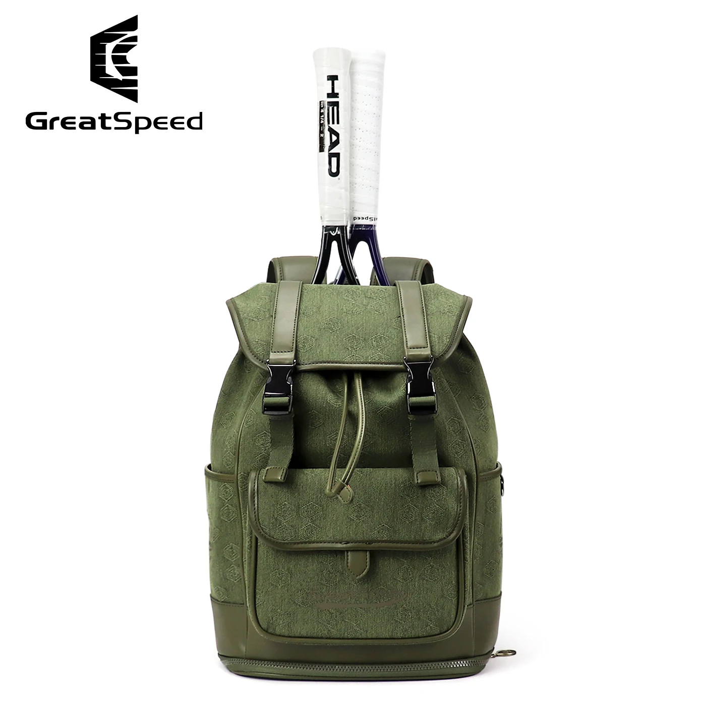 GreatSpeed Vintage Tennis And Badminton Bag Set for Men And Women Couple's Sports Backpack Dual Pack