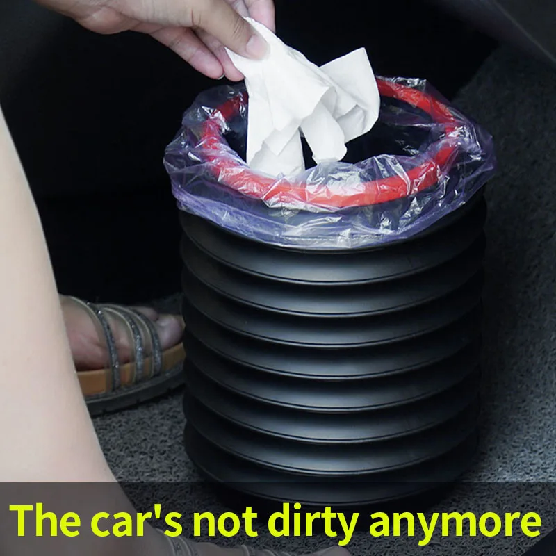 Car Trash Bin Case Storage Box Foldable trash can for water Type Trash Can Auto Interior Accessories