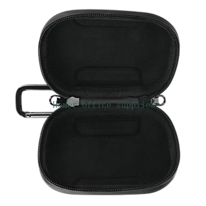 K43B Speaker Carrying Case with Molded Rigid Shell, Two-Pull Access, and External Clip for GO5/GO4/GO3 Outdoor Carrying, Travel,