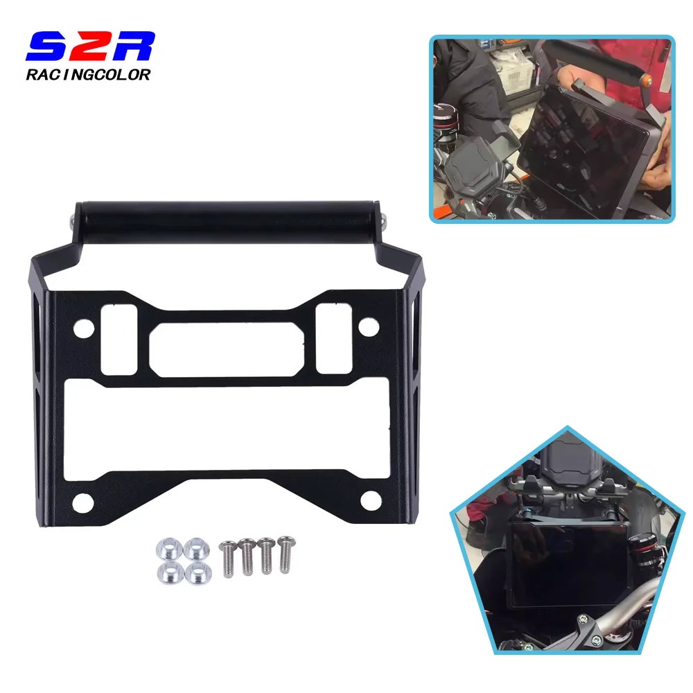 

For KTM 1290 Super Adventure S R 2021 2022 2023 2024 2025 Motorcycle Phone Holder GPS Navigation Mount Anti Vibration Waterproof