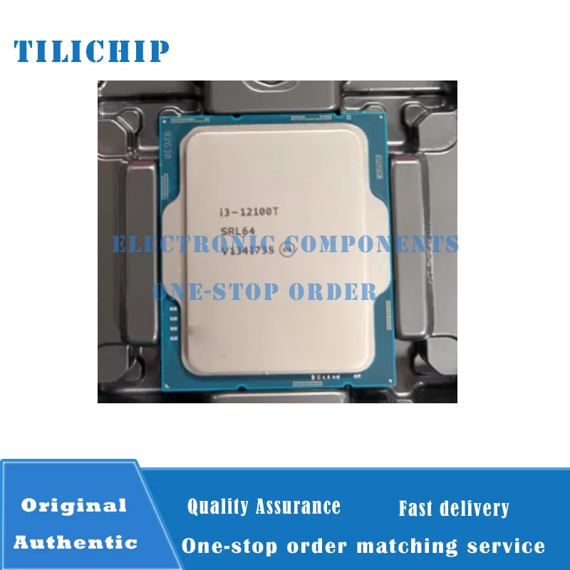 I3-12100T SRL64 4.10Ghz 12M 35W Quad Core Computer CPU Processor