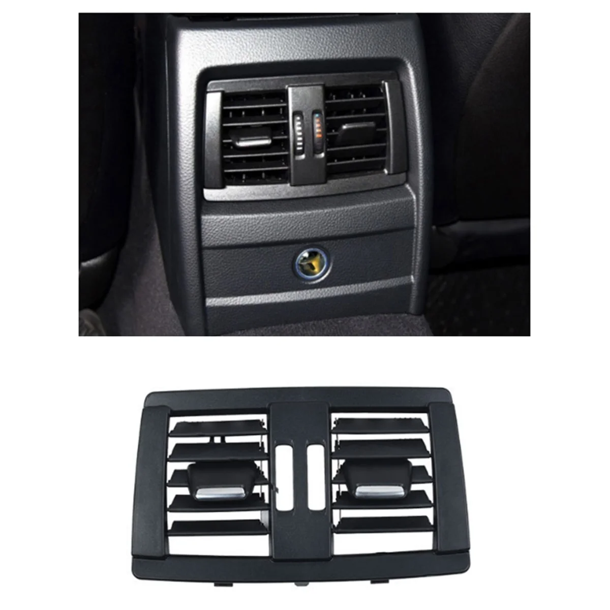 Car Rear Air Vent Outlet Cover Panel 64229265350 for BMW 1 2 3 4 Series F20 F31 F22 F32 Rear A/C Air Outlet