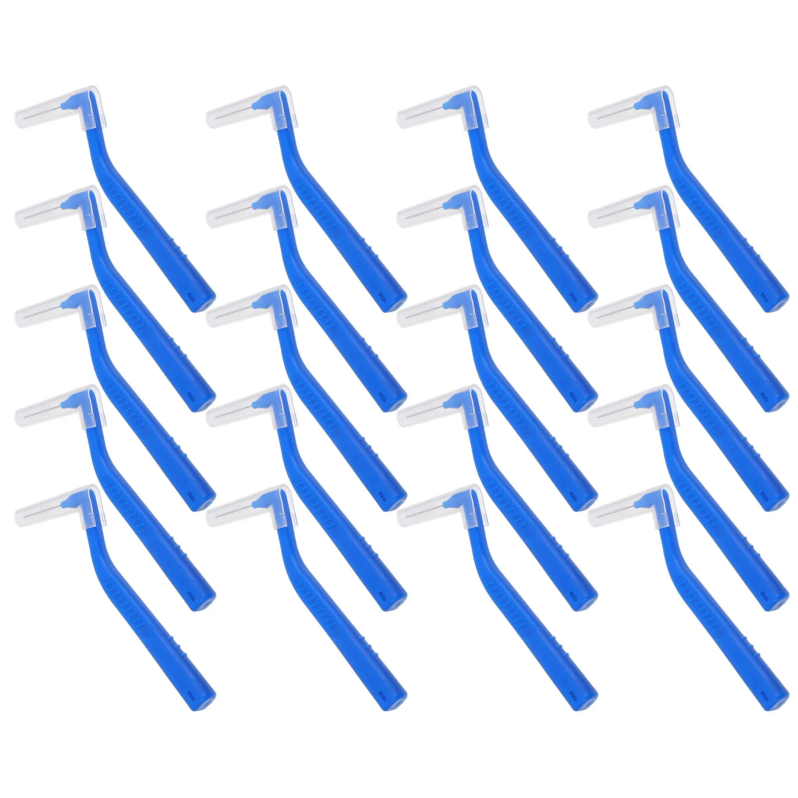 50 Pcs Dental Hygiene Kit Cleaning Brush for Braces between Teeth Cleaner Flossers Care Supplies Plaque Maintenance Tools