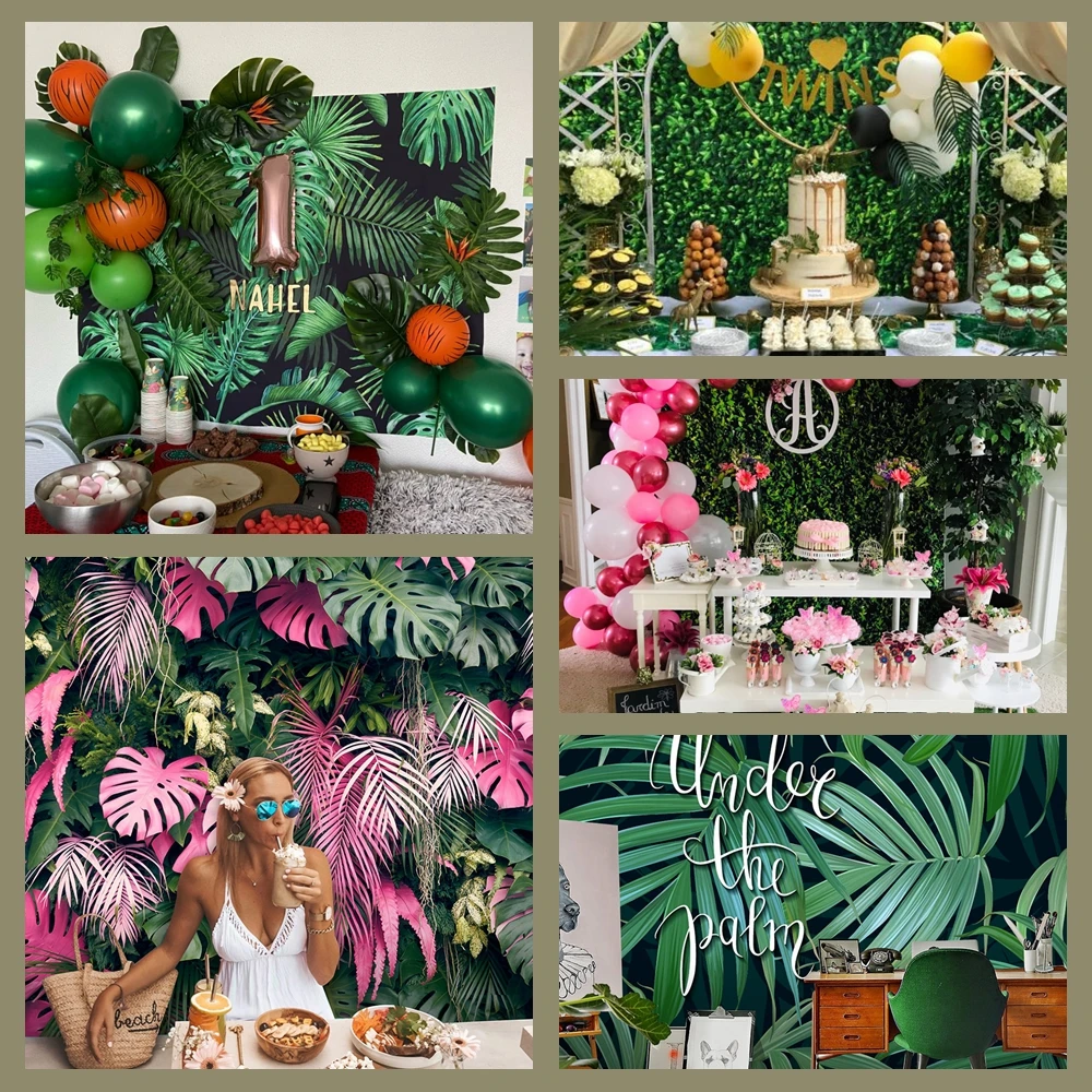 Jurassic Dinosaur World Wallpaper Studio Jungle Tropical Custom Poster festa di compleanno per bambini fotografia per bambini background