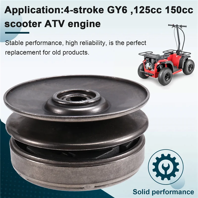 

ABQB-4 Stroke GY6 125Cc 150Cc Scooter ATV Engine Parts Clutch Assembly Rear Clutch Set