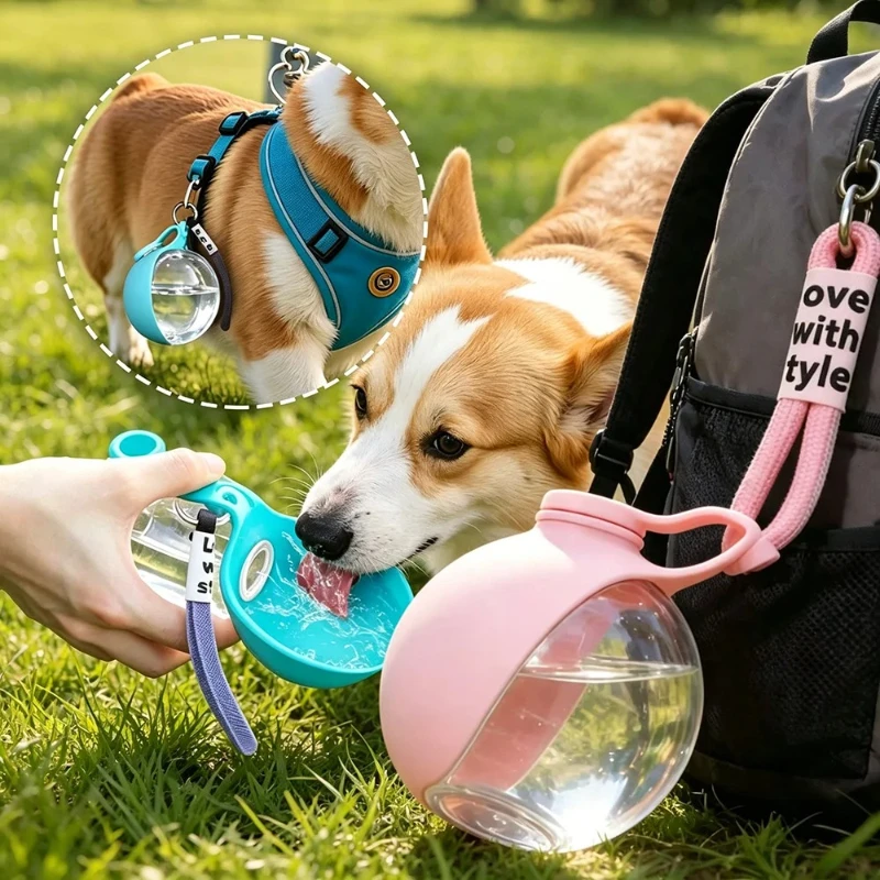 Travel Accessories For Dogs - Botella de agua plegable para perros