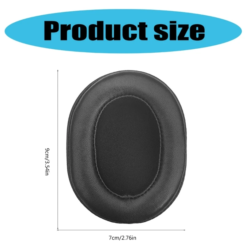 Oreillettes en mousse haute densité pour casques remplacement coussinets d'oreille souples