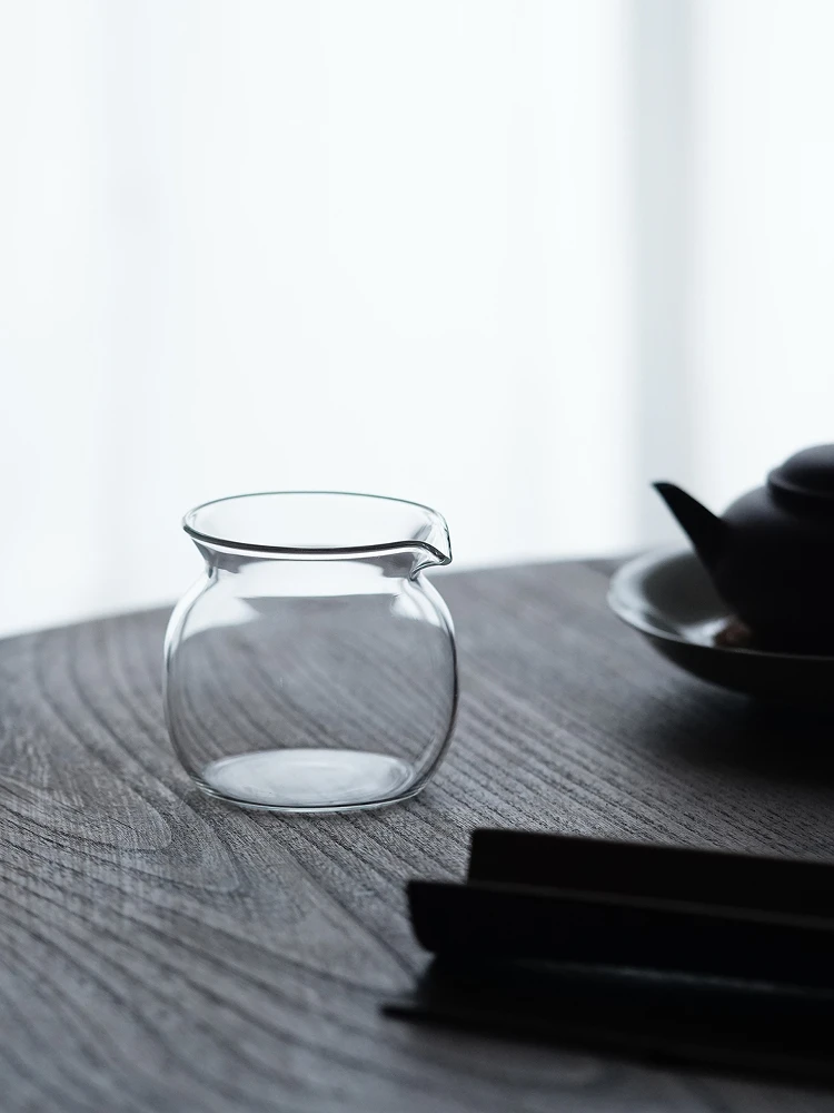 

High Temperature Resistant Glass Gongfu Tea Set Tea Ceremony Accories Even Cup Public Cup Heat Resistant Tea Brewing Tool