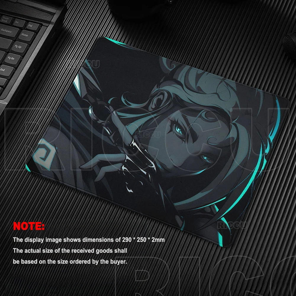 Valorants Game Character Mouse Pads XS HD Printing Computer Small Size Stitched Edge Table Pad Office Accessories PC Rubber Mats