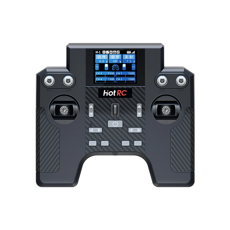 

HotRC HT-8A 2.4G 8CH Radio Remote Controller With F-08A Receiver for RC Car Boat Aircraft Drones