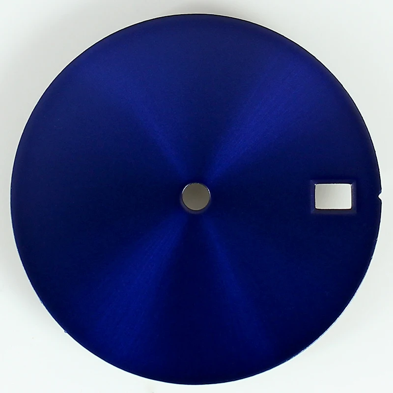 عالية الجودة 28.5 مللي متر العقيمة ساعة فارغة الهاتفي الأسود الشظية الذهب الأزرق وجوه ل NH35 NH36 ساعة يد تعمل بالحركة قطع الغيار/استبدال أجزاء