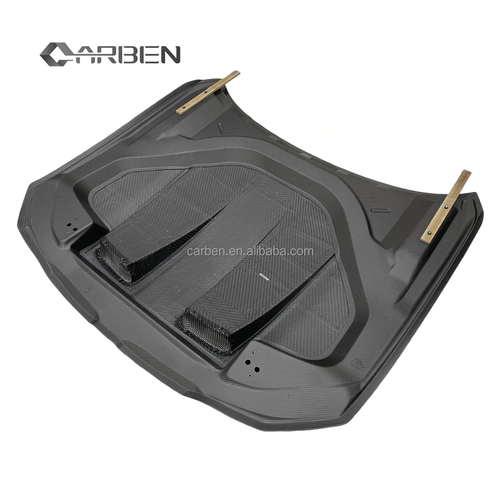 High Quality Lightweight Dry Carbon Fiber Hood for BMW M3 M4 G80 G82 New Condition Stylish Front Hood Upgrade 3