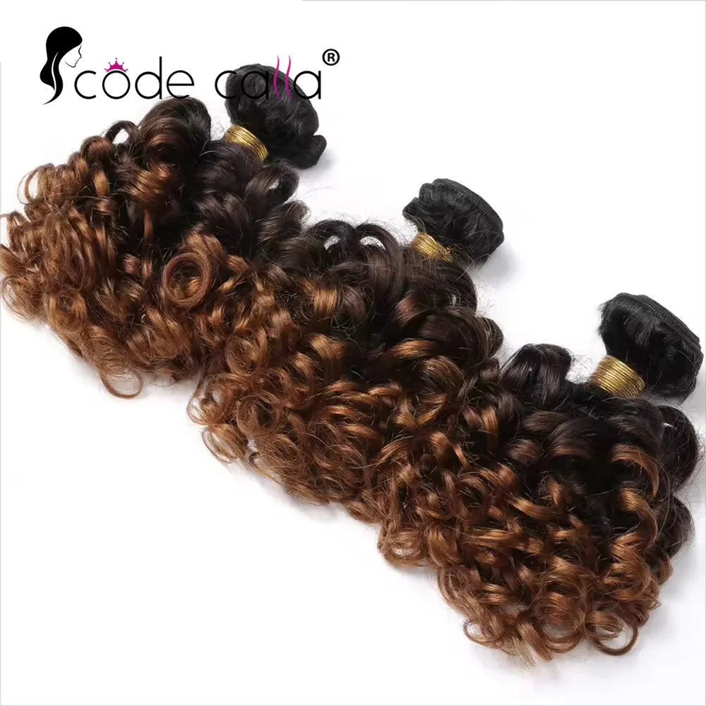 

Pixie Curl Double Drawn Hair Bundles 10-26 Inch Brazilian Hair Weave 3 Bundles Deals Pixie Curls Human Hair Bundles