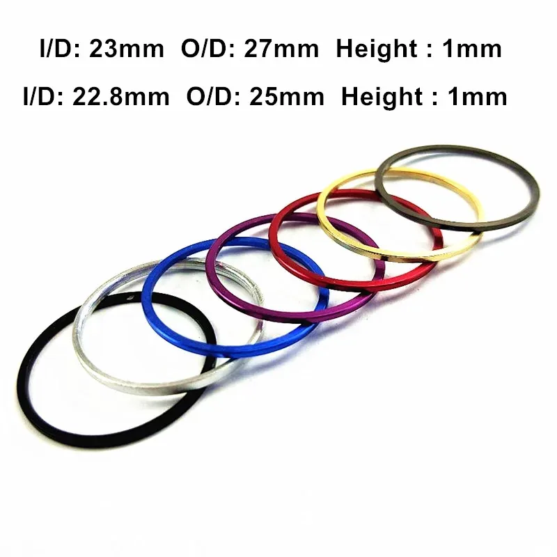 Trim Ring For Fuji Reel Seat Winding Check  O/D: 25mm and  O/D: 27mm  DIY Fishing Rod   Repair Components  15pcs / bag