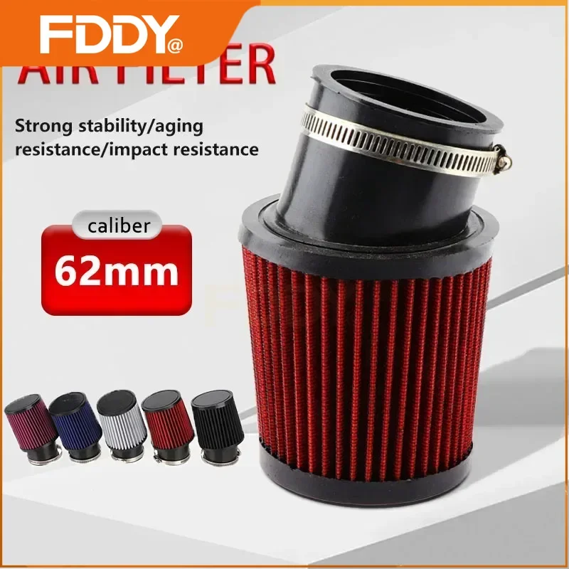 FDDY 62MM Go Kart Air Filter for 6.5HP Predator 212cc 196cc GX160 GX200 BT200X CT100X CT100U CT200U CC100X RB200 Baja MB165 MB20