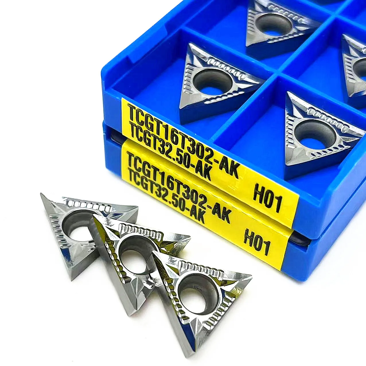 TCGT16T302 AK H01 TCGT16T304 AK H01 TCGT16T308 AK H01 Carbide inserts CNC lathe tool Cutting insert Aluminum tool Turning blades