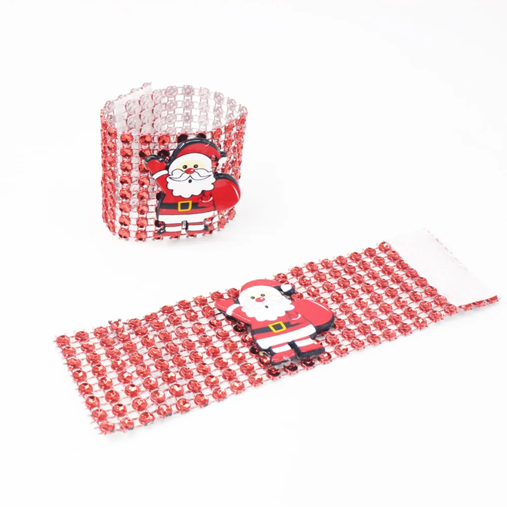 

9 Pcs Accessories The Ring Christmas Decoration Table Napkin Rings for Decorative