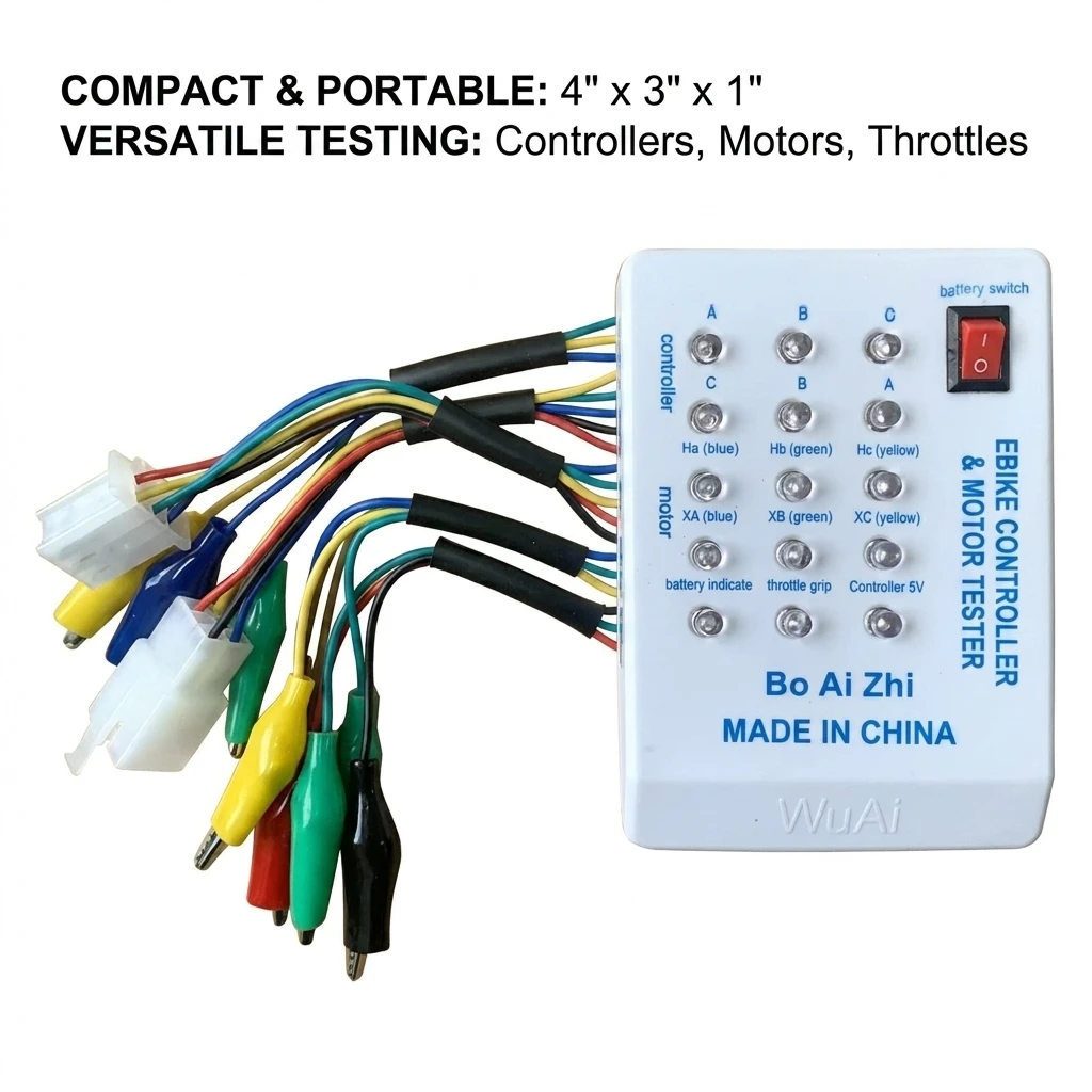 Brushless Motor Tester for Electro Car E-Bike Scooter - Controller Tester Tool