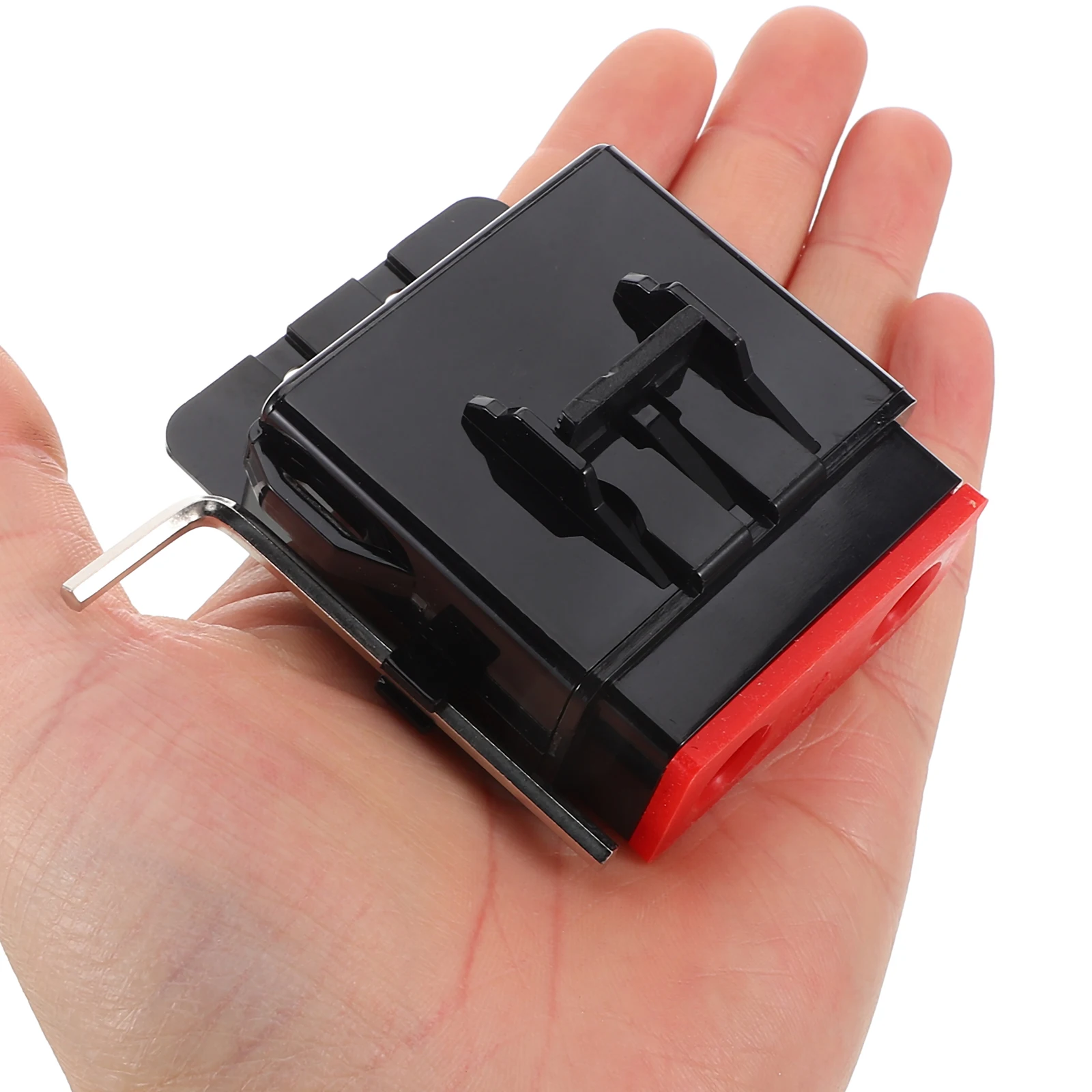 

1 set Power Cord Safety Holder Zinc Alloy Fuse Block Waterproof Car Audio Amplifier Low Bass Durability Compatibility Easy